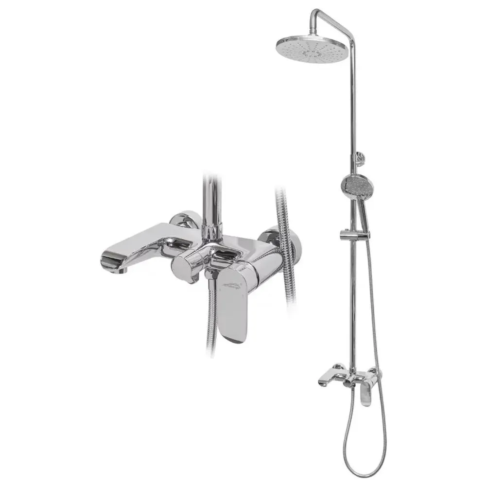 Душевая система Hansberge H5033C, хром