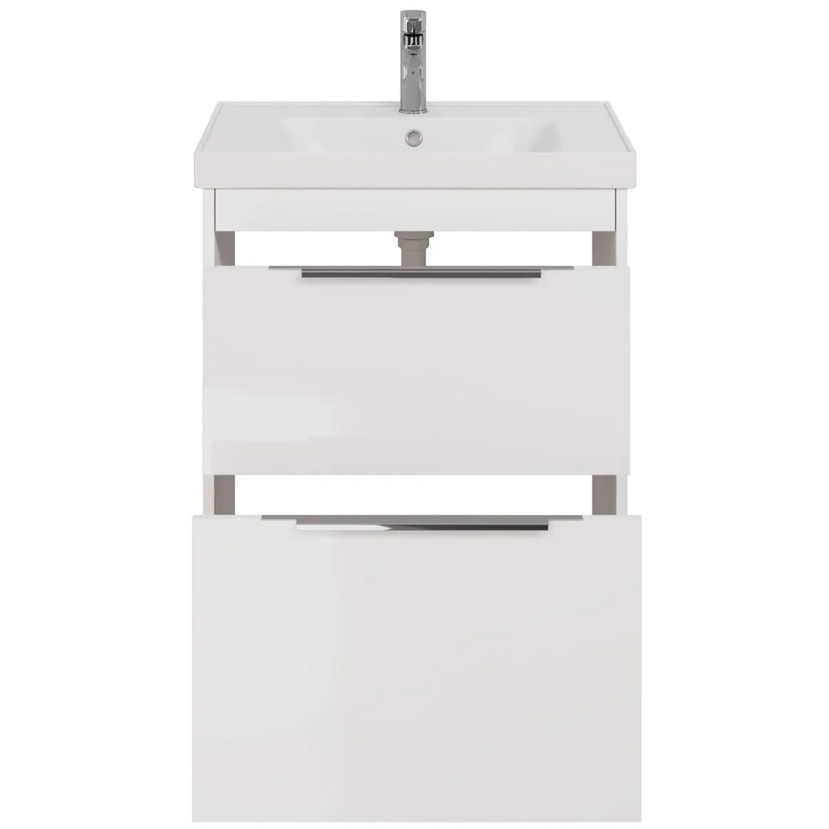 Тумба под раковину подвесная/напольная Dreja Prime 70 см, белый