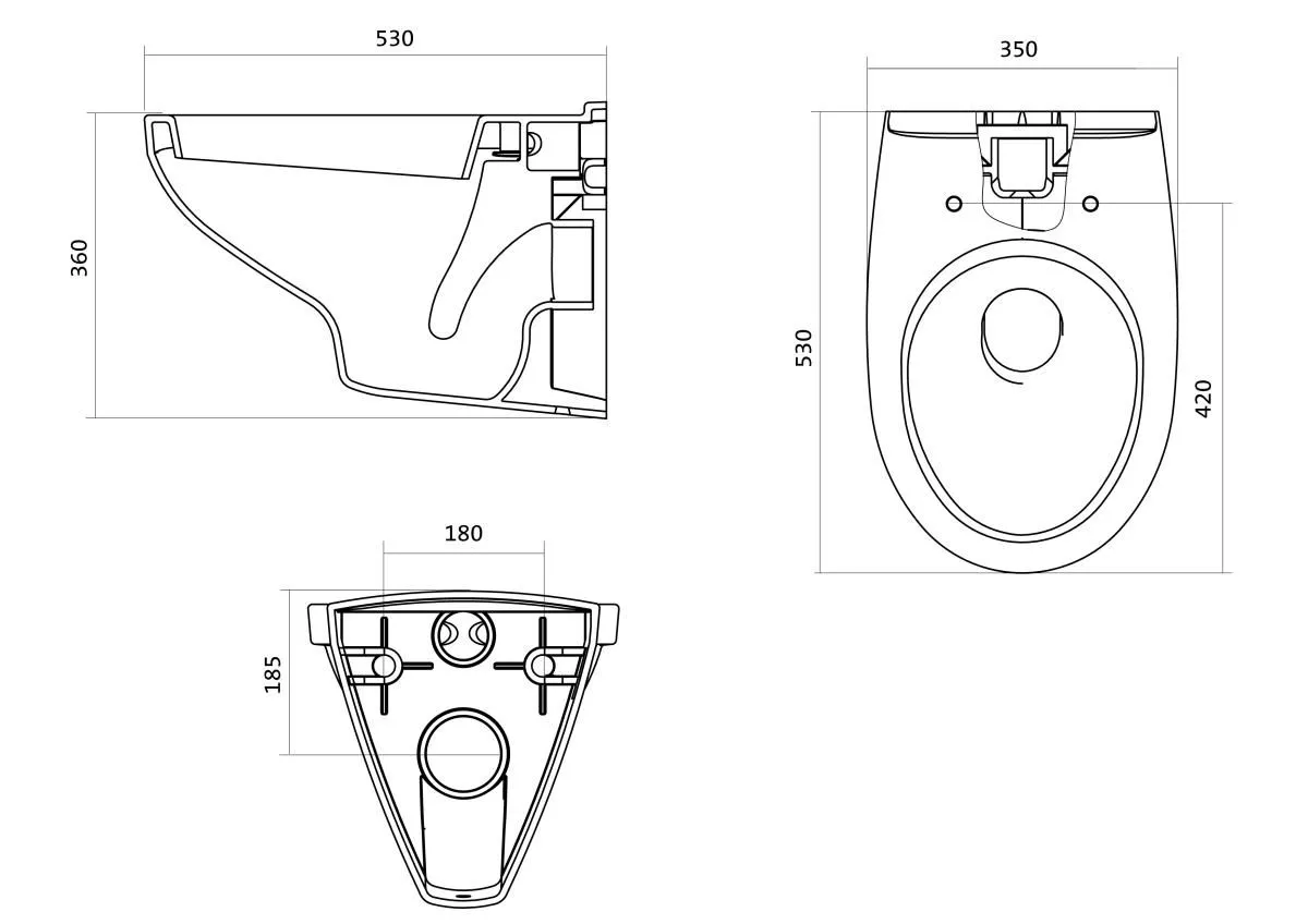 Комплект инсталляции Santek ПЭК с подвесным унитазом с крышкой с микролифтом Бореаль 1.WH30.2.464