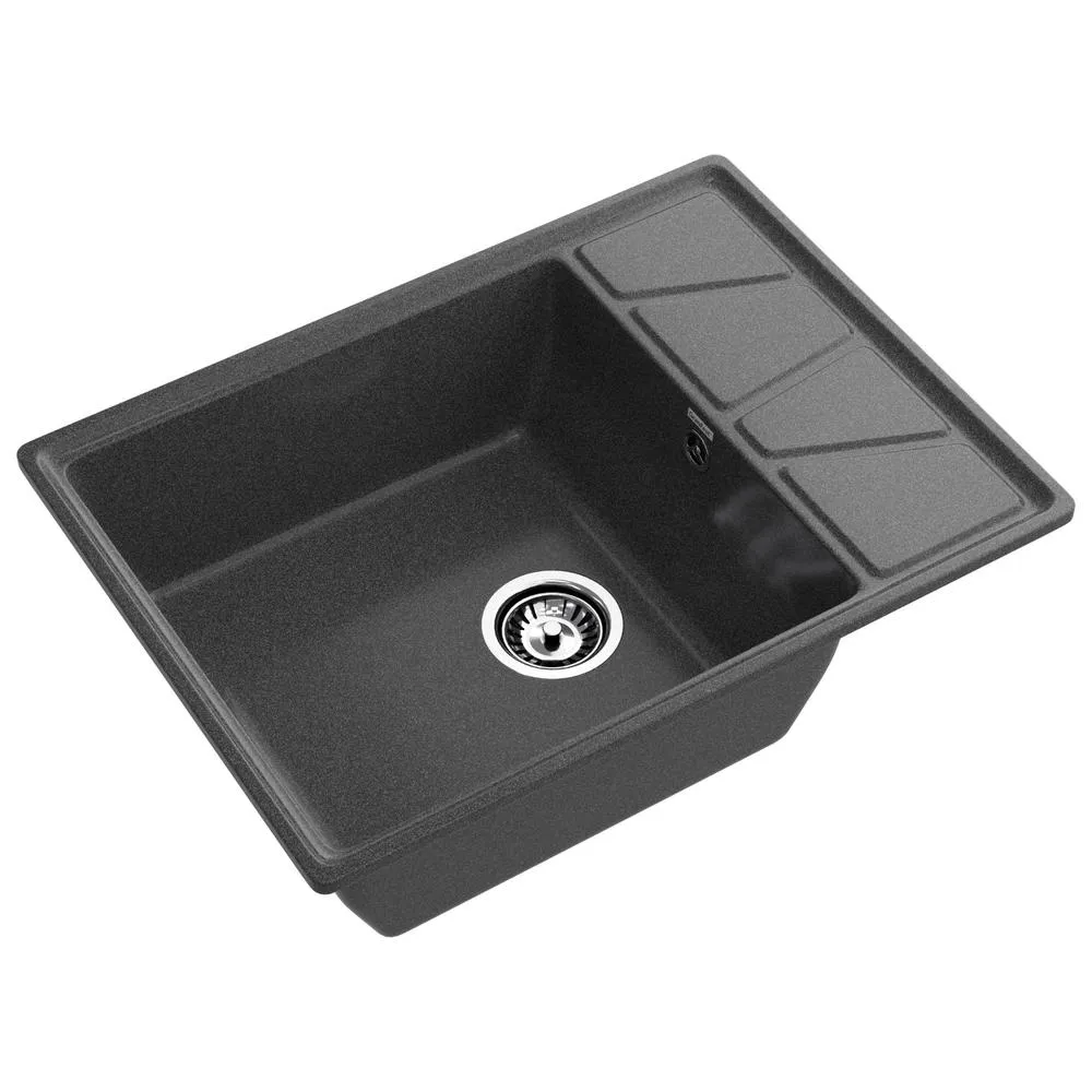 Кухонная мойка GranFest VERTEX 680L, графит