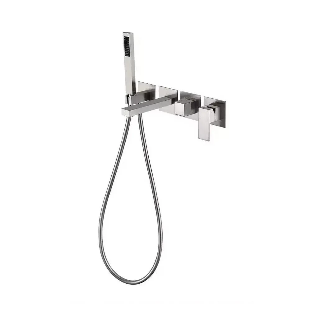 Смеситель для ванны встраиваемый Grocenberg GB5060NK, никель