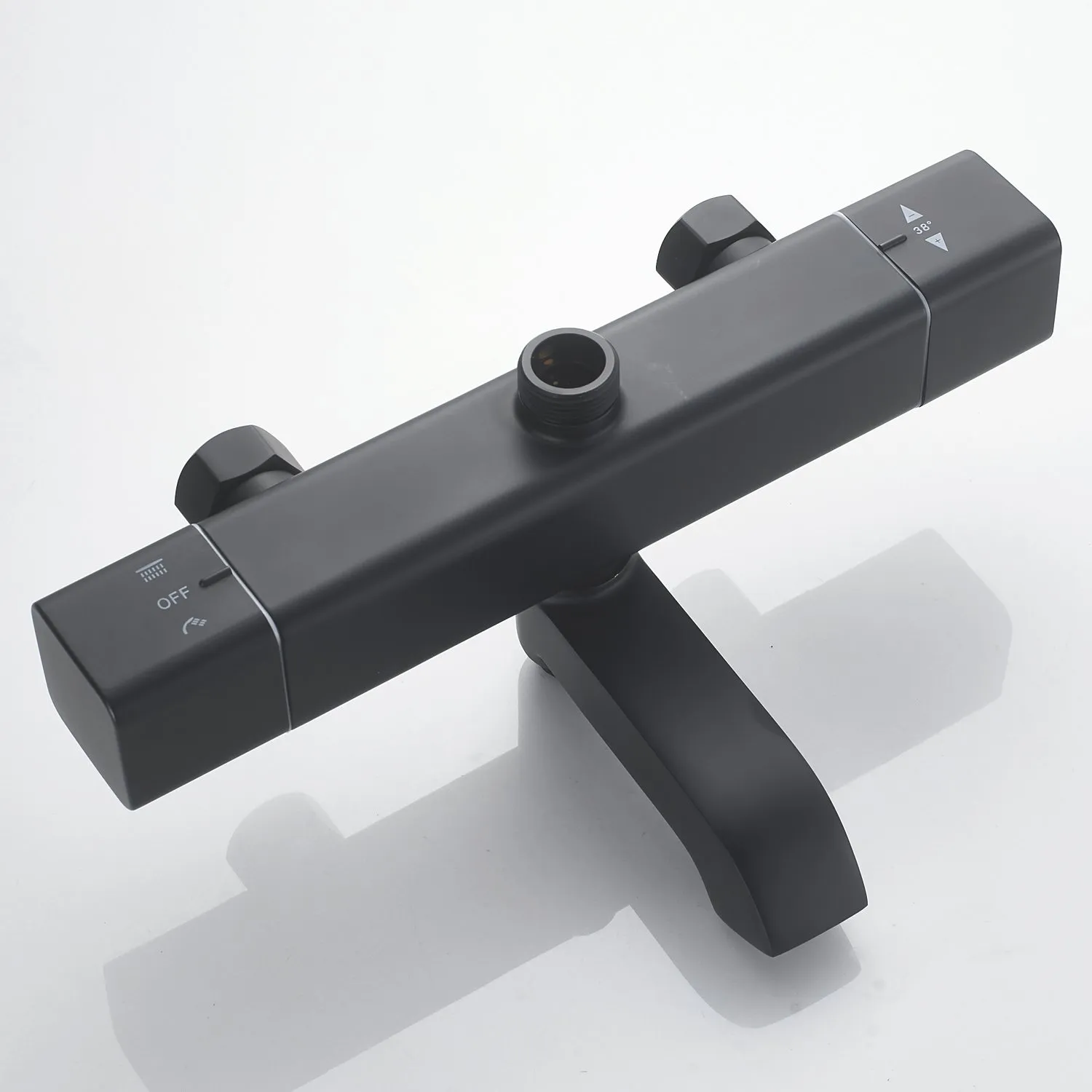 Душевая система c термостатом Shevanik S3096H, черный