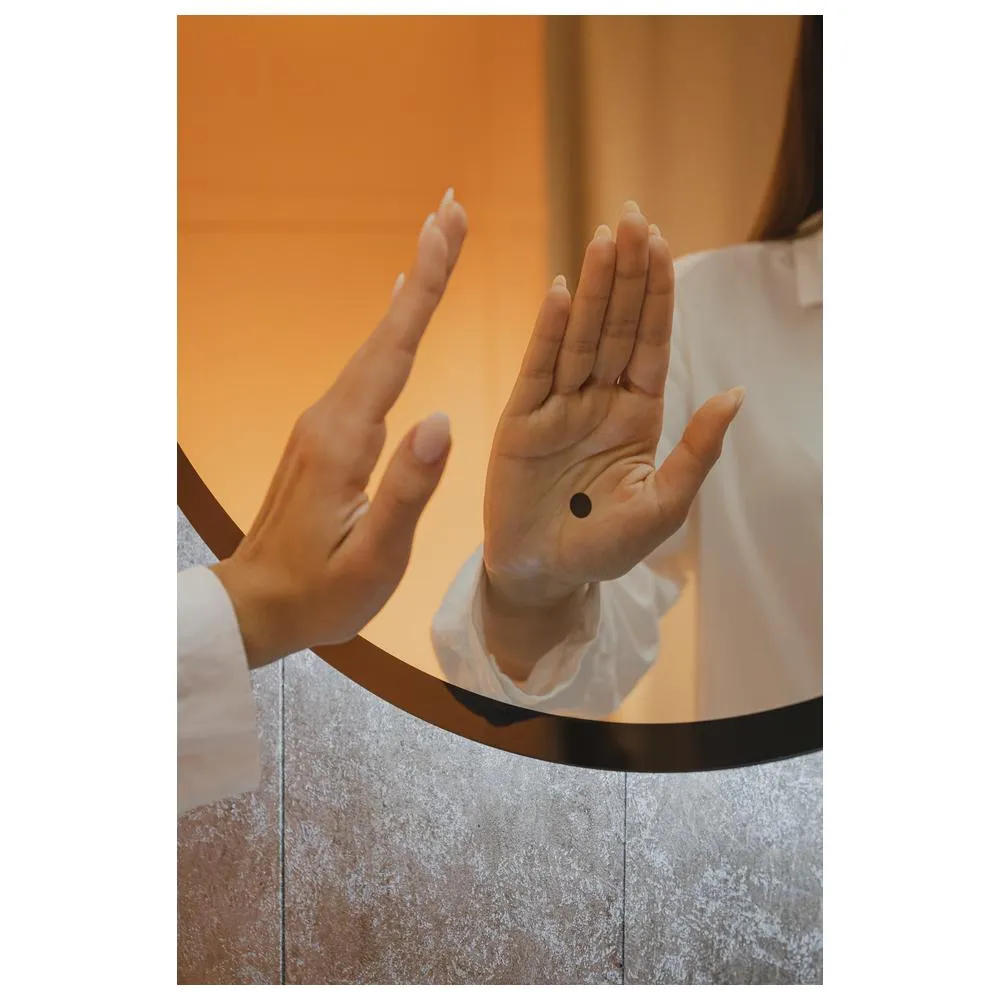 Зеркало Silver Mirrors Monaco-BLACK d600 (бесконтактный сенсор)