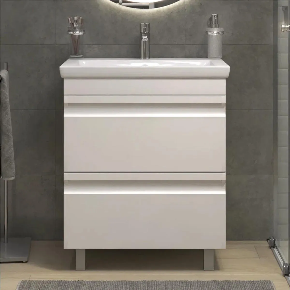 Тумба с раковиной напольная VIGO Holly 040, 70 см