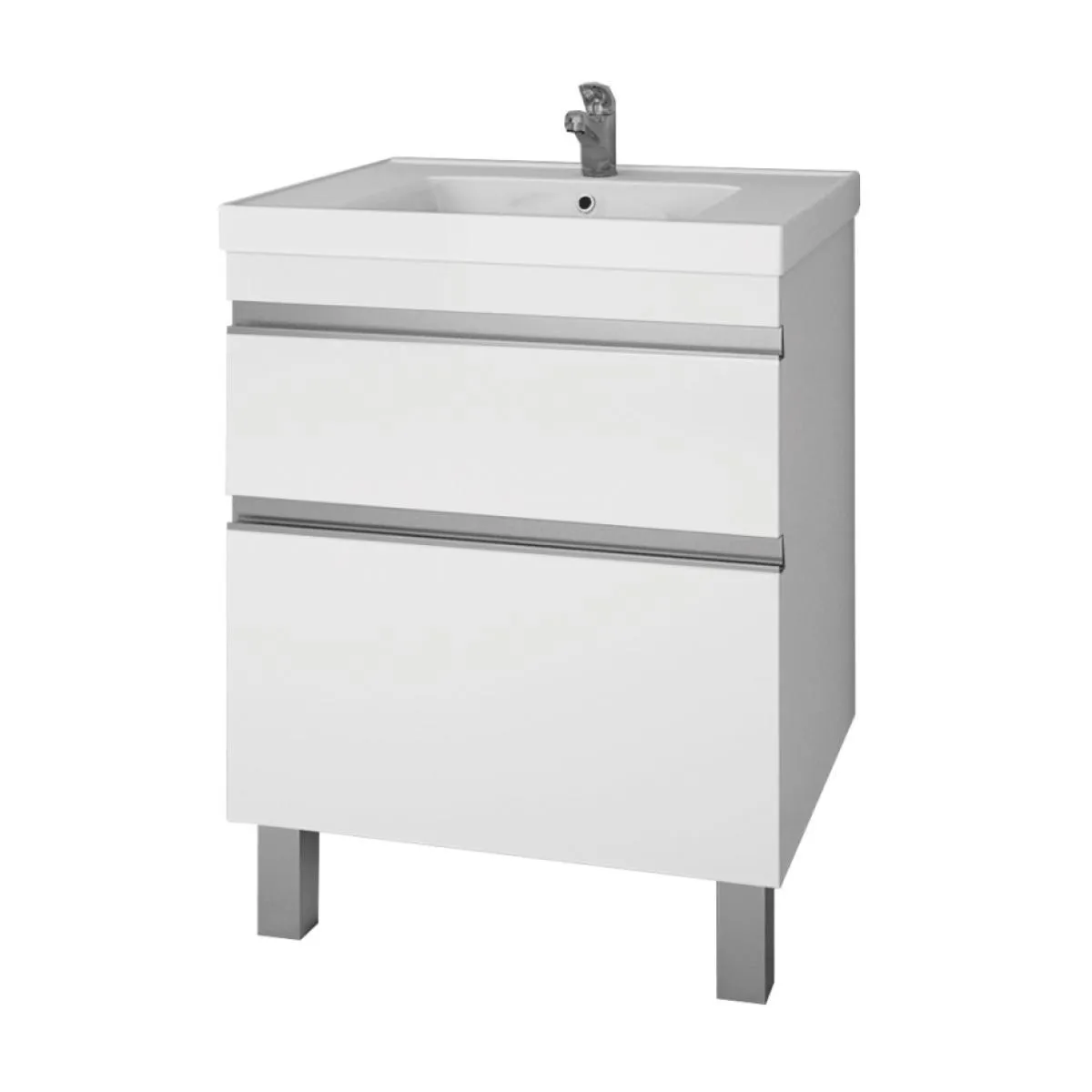 Тумба под раковину подвесная/напольная Dreja Grace Plus 60 см, белый