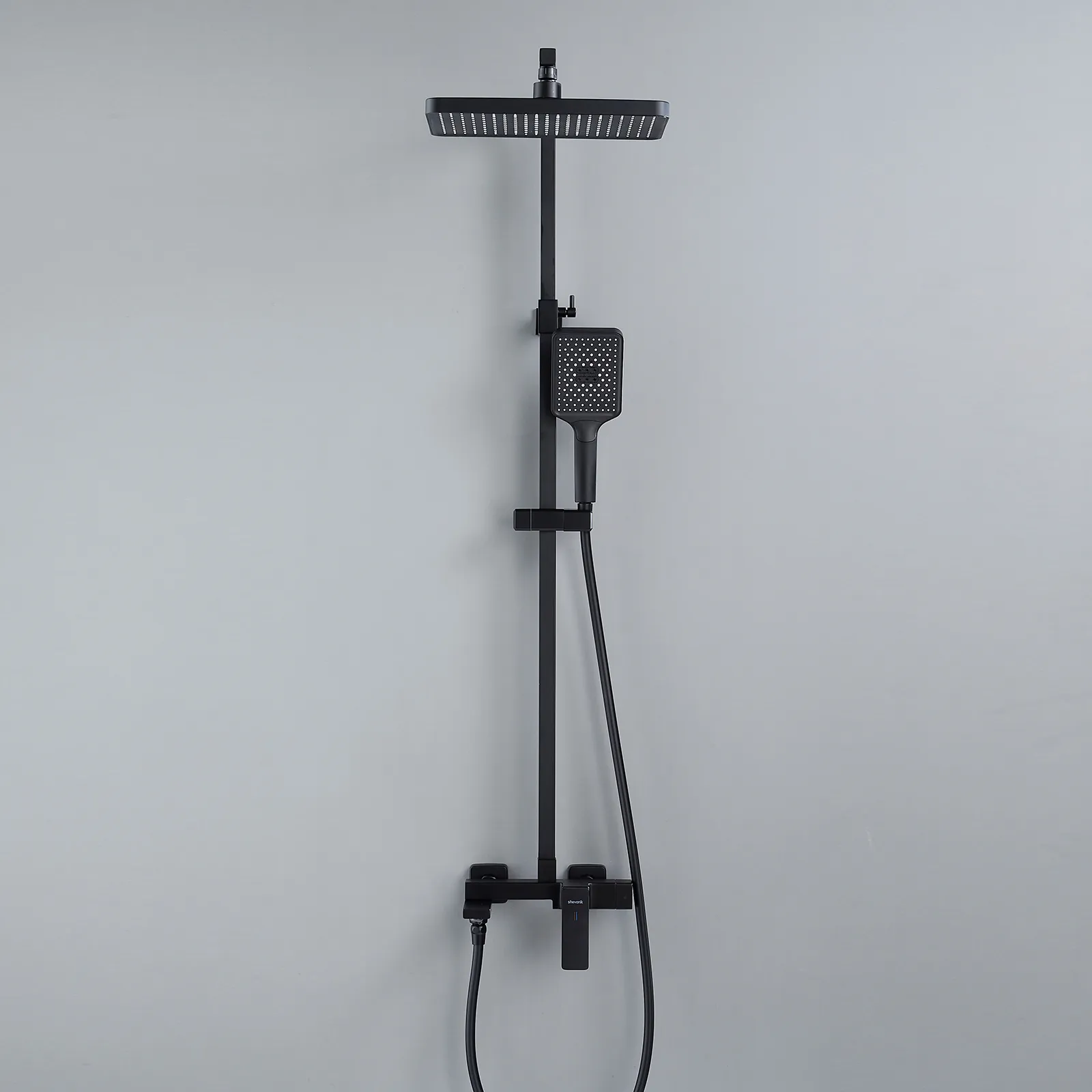 Душевая система Shevanik S4636H, черный