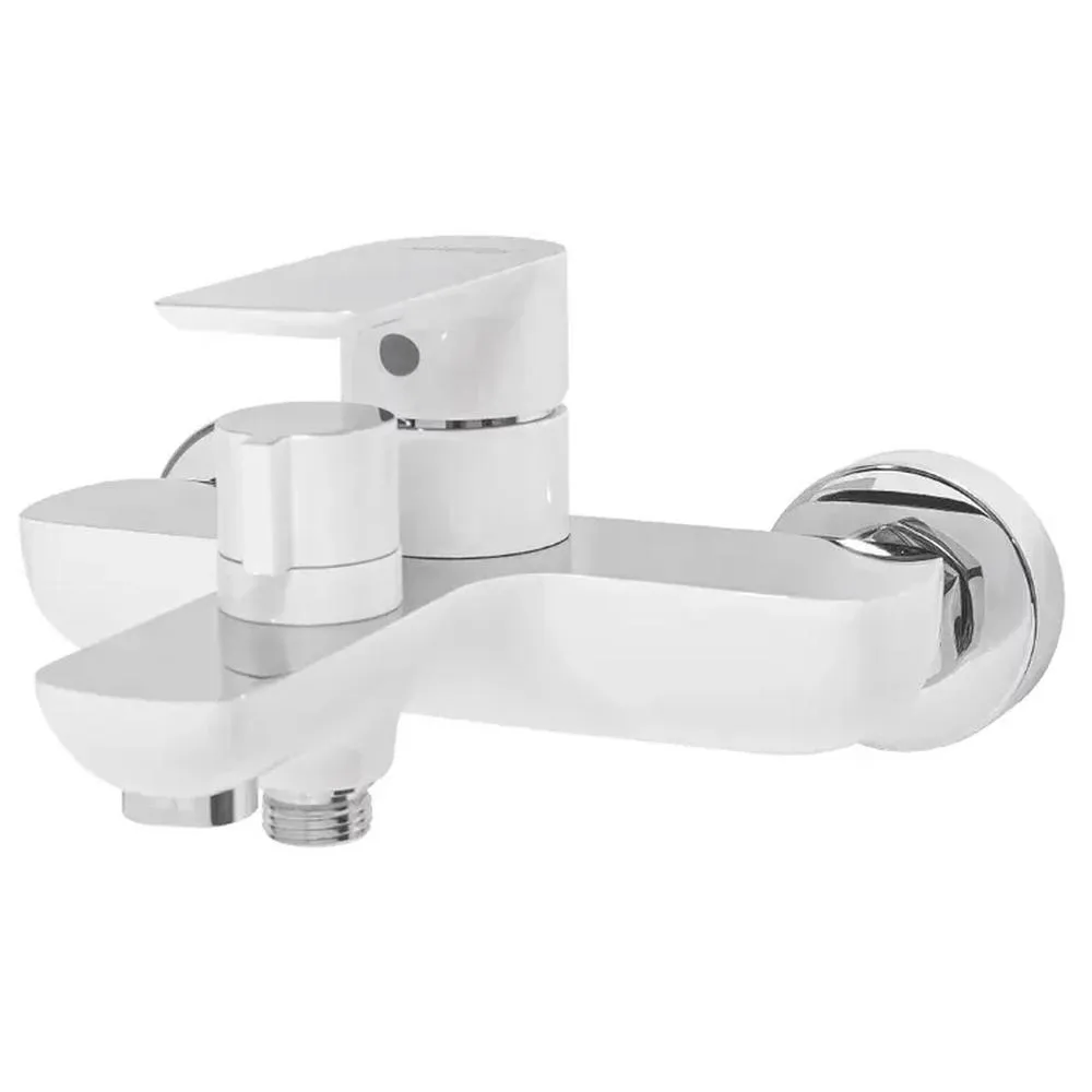 Набор для ванны 3 в 1 Hansberge H7099W, белый/хром