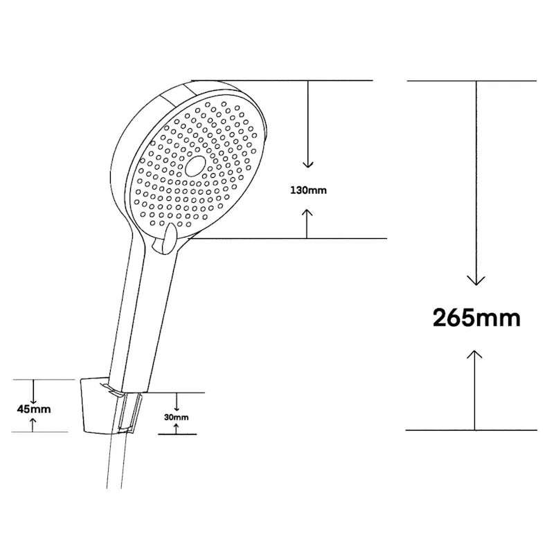 Душевой набор Voda VS104, хром