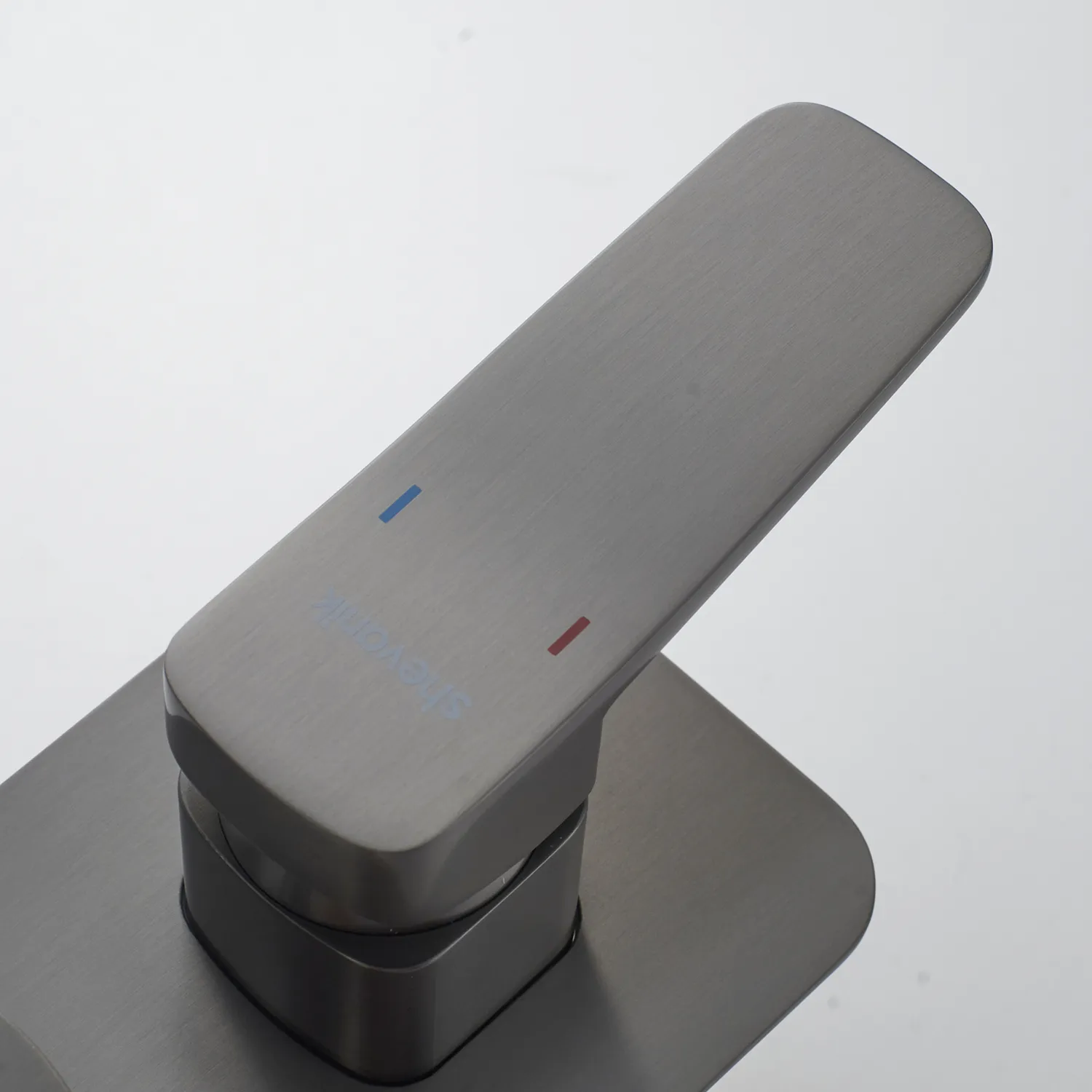 Душевая система встраиваемая Shevanik S9935T, оружейная сталь