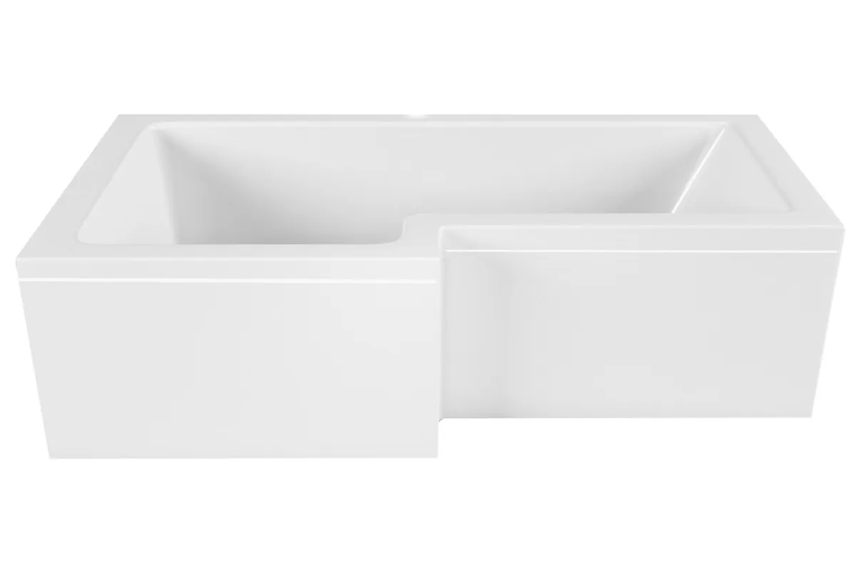 Ванна акриловая левосторонняя Vayer Options Гл000023294, 165x85