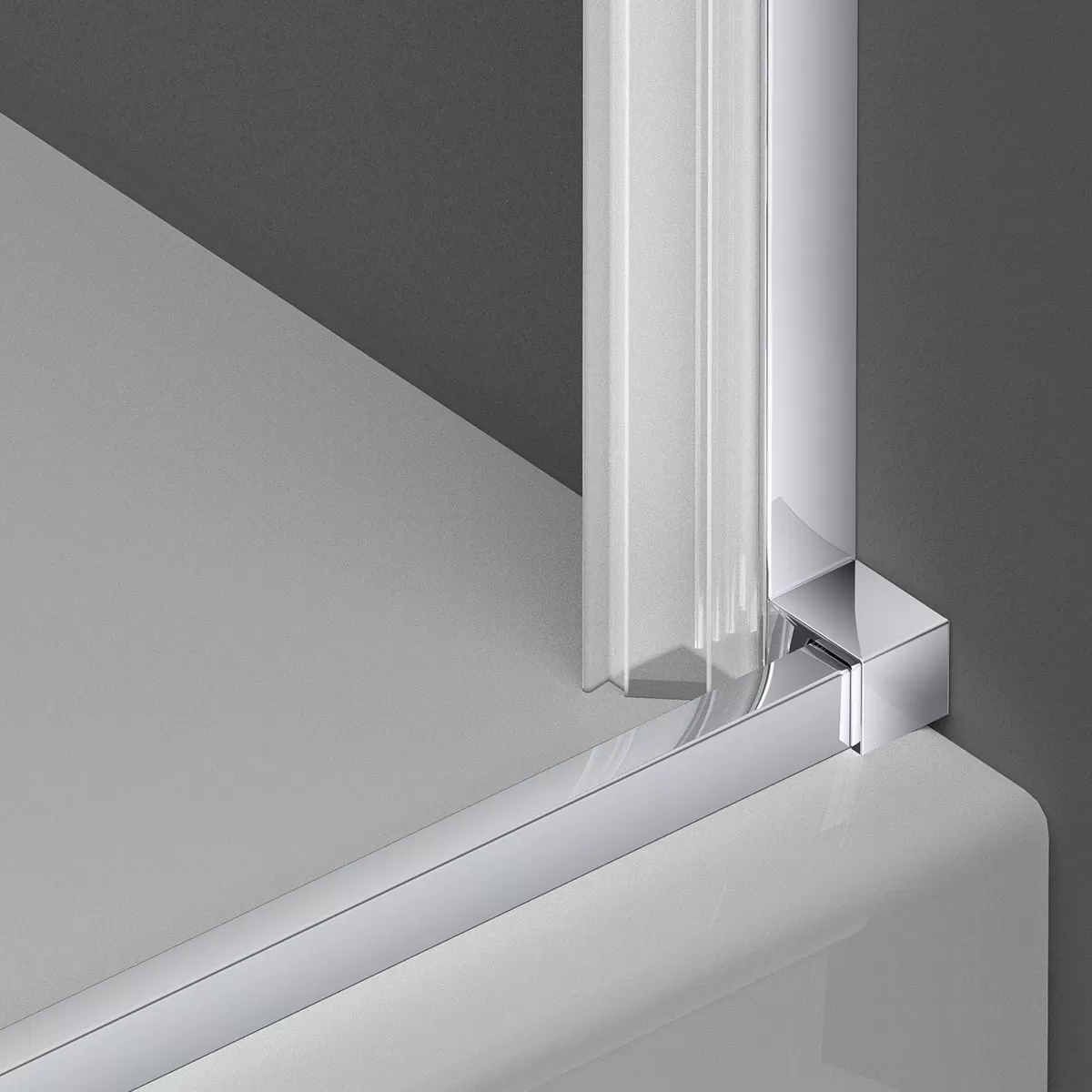 Душевая дверь Vincea Alpha (VDP-3AL950CL) 950х1950 мм, хром, стекло прозрачное