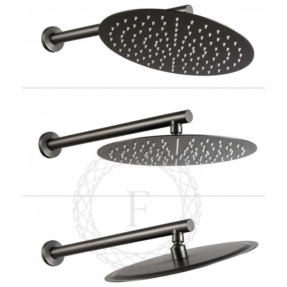 Душевая система встраиваемая FILARETE Roun FL1020BG, графит