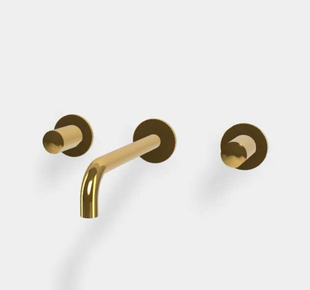 Смеситель для раковины Fima Carlo Frattini So, золото (F3191L/5OR)