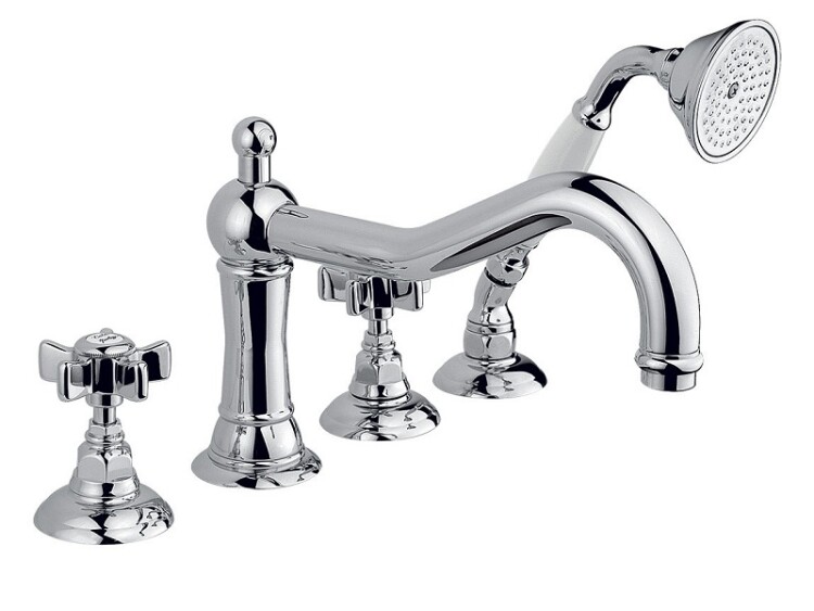 Смеситель для ванны и душа Nicolazzi P.M.Blanc, бронза (1449 BZ 78)