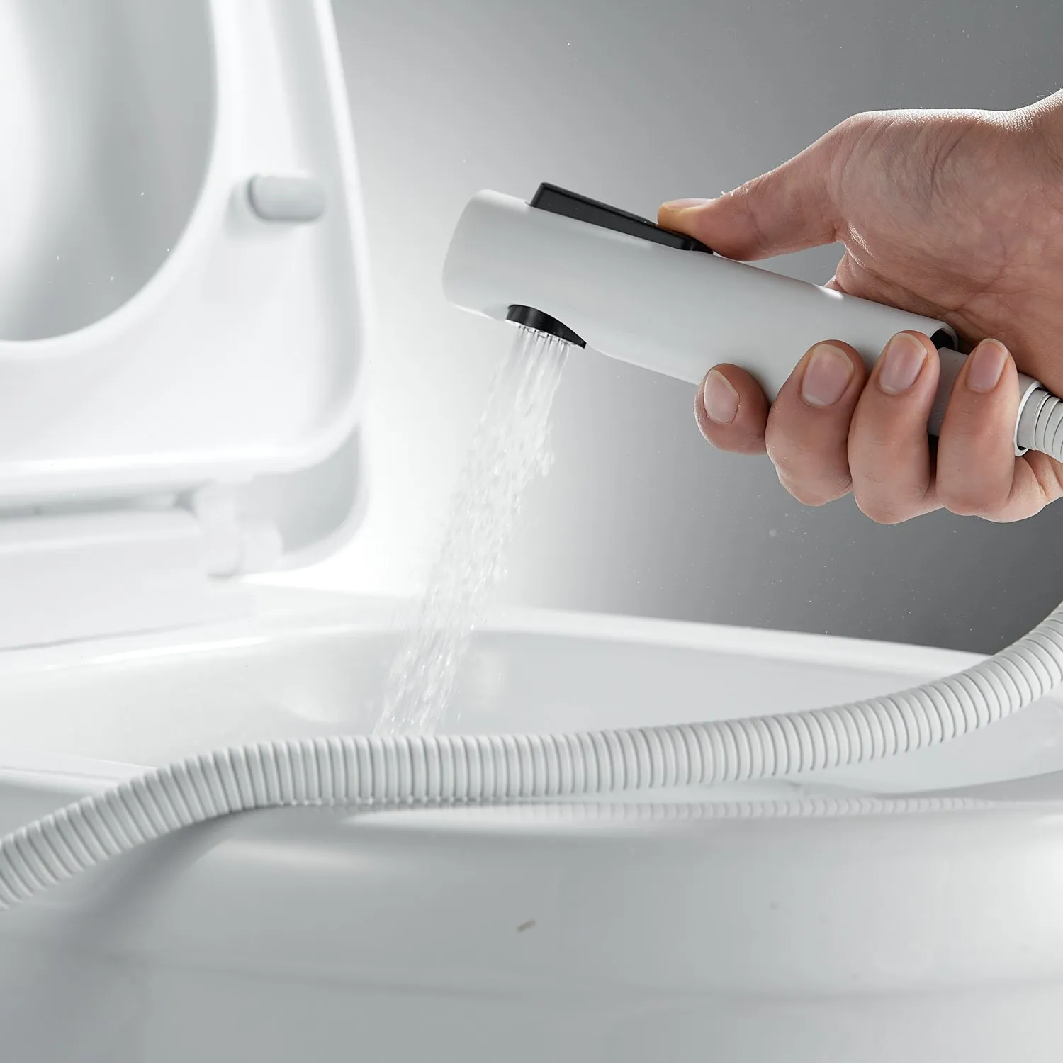 Гигиенический душ со смесителем Raffine F0599C-1, белый