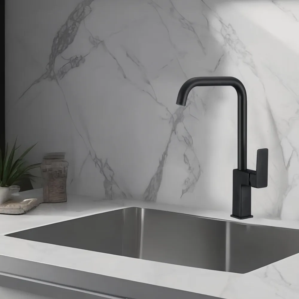 Смеситель для кухни WesnaArt NARCIS NAR06-150BL-25432, черный