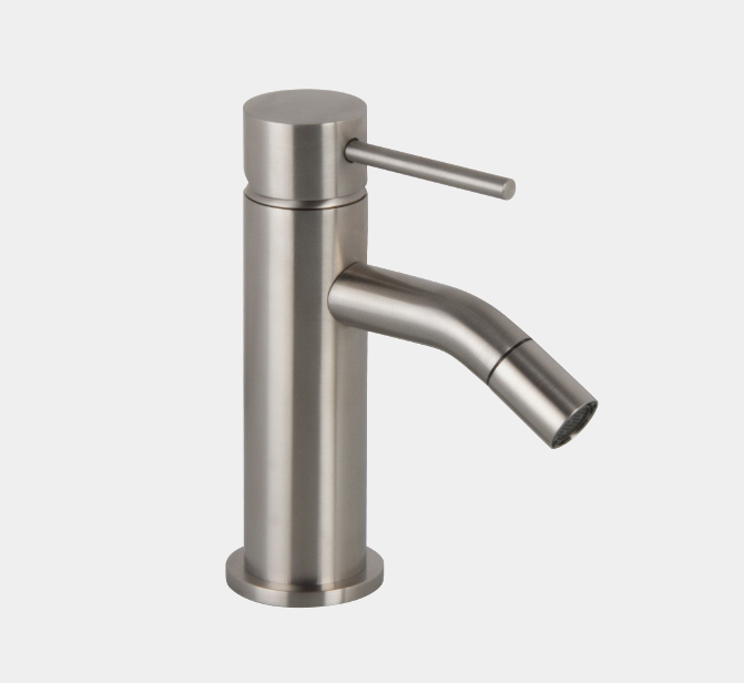 Смеситель для биде Fima Carlo Frattini Spillo Steel, нержавеющая сталь (F3072INOX)