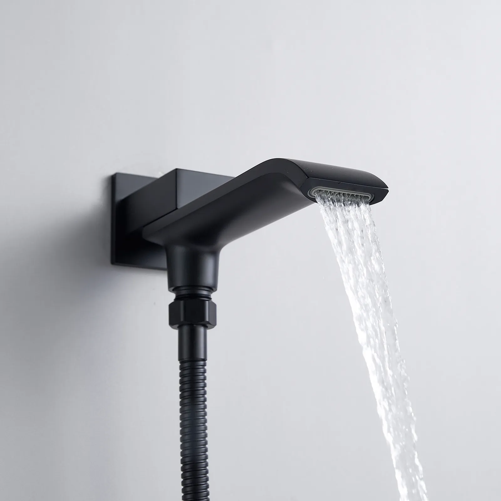 Душевая система встраиваемая Shevanik S4035H, черный