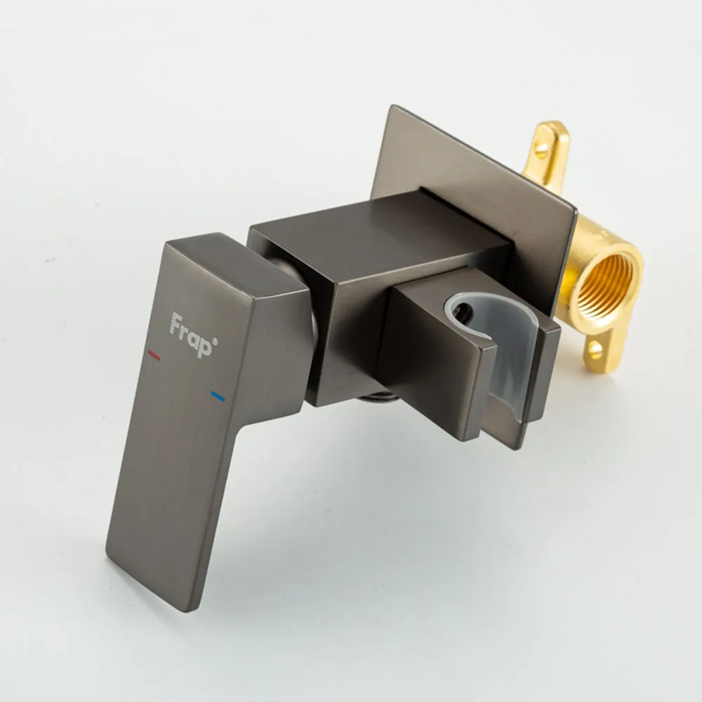 Гигиенический душ со смесителем FRAP F7591-29, оружейная сталь