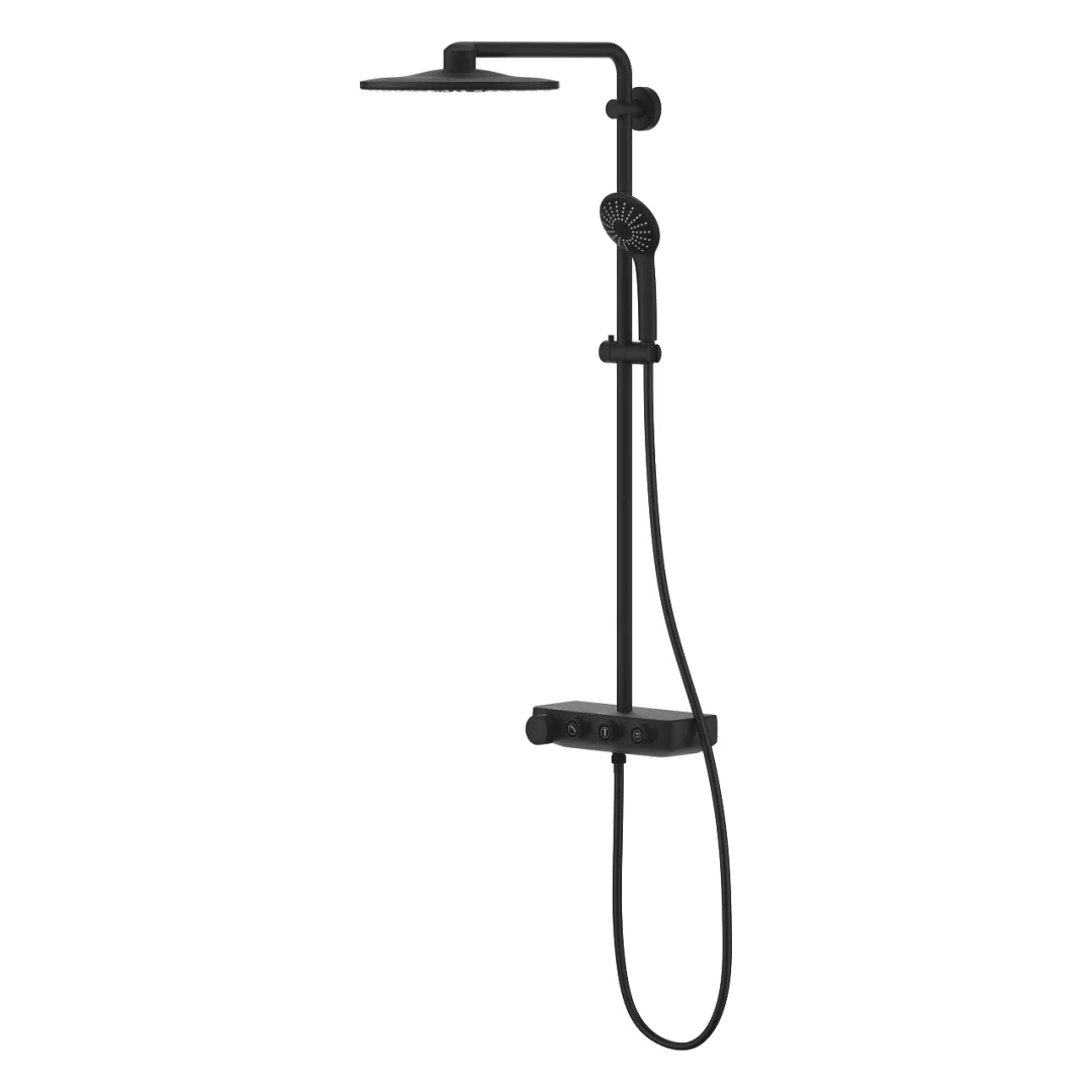 22120KF0 Grohe Euphoria SmartControl System 310 Duo Душевая система с термостатом для настенного монтажа, фантомный чёрный