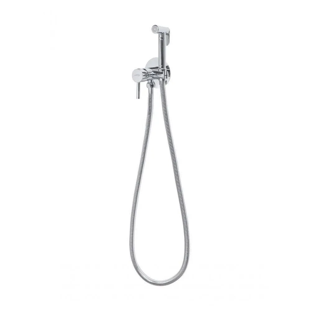 Гигиенический душ со смесителем встраиваемый Hansberge H3099C, хром