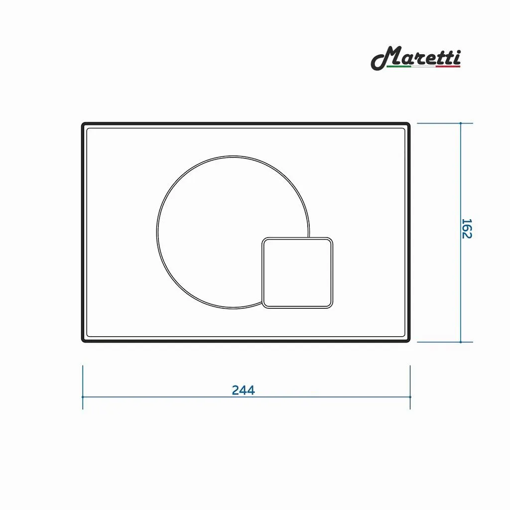 Комплект Maretti 3 в 1: унитаз UM10PBM51-560, инсталляция AC11P5211, кнопка AC12EL-560