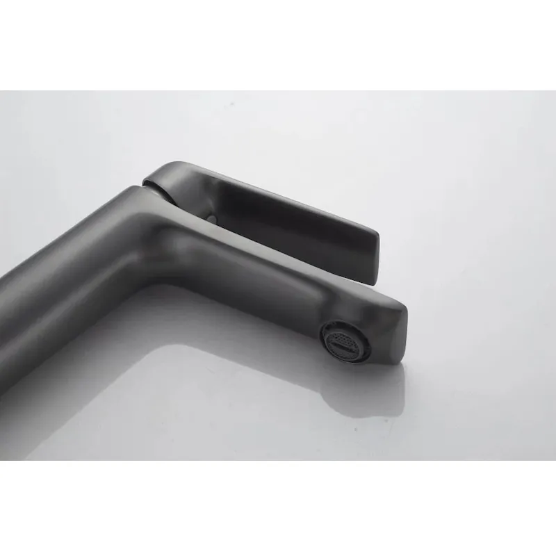 Cмеситель для раковины Knotlor KN-60/GM, оружейная сталь