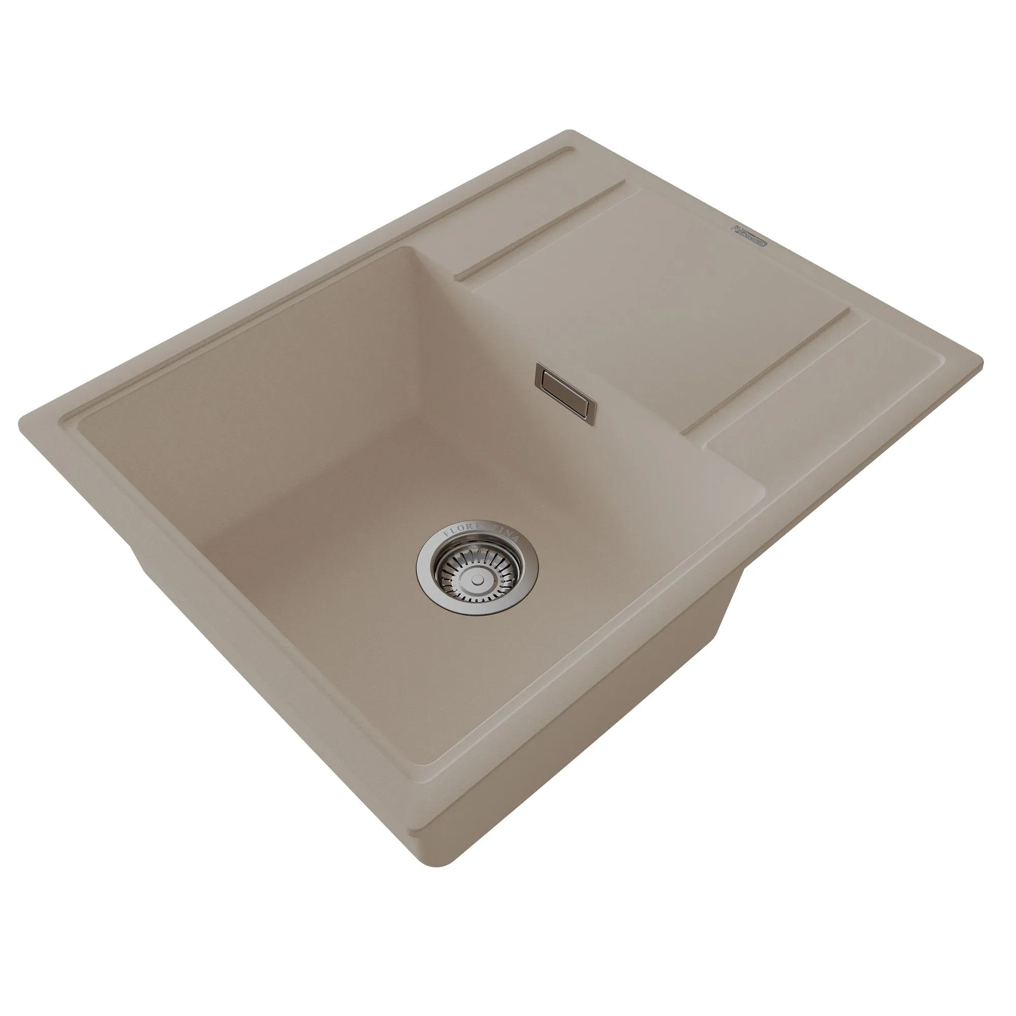 Кухонная мойка Florentina ЭСТЕЛЬ 20.520.C0650.104, бежевый