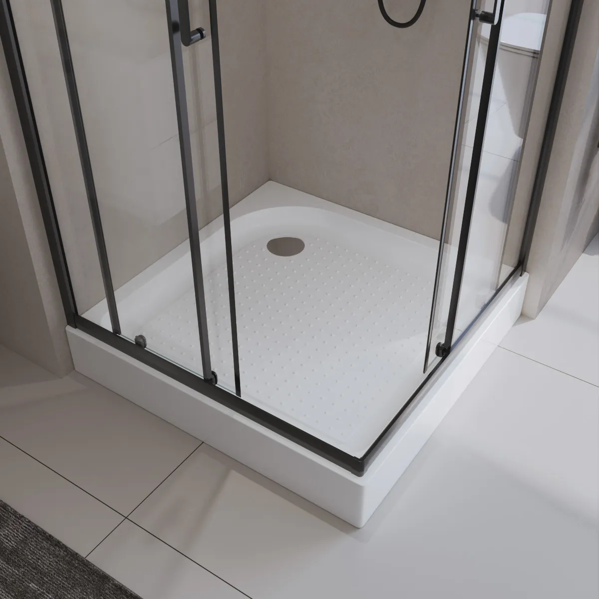 Акриловый поддон BelBagno 900х900 мм, белый (TRAY-BB-A-90-15-W)