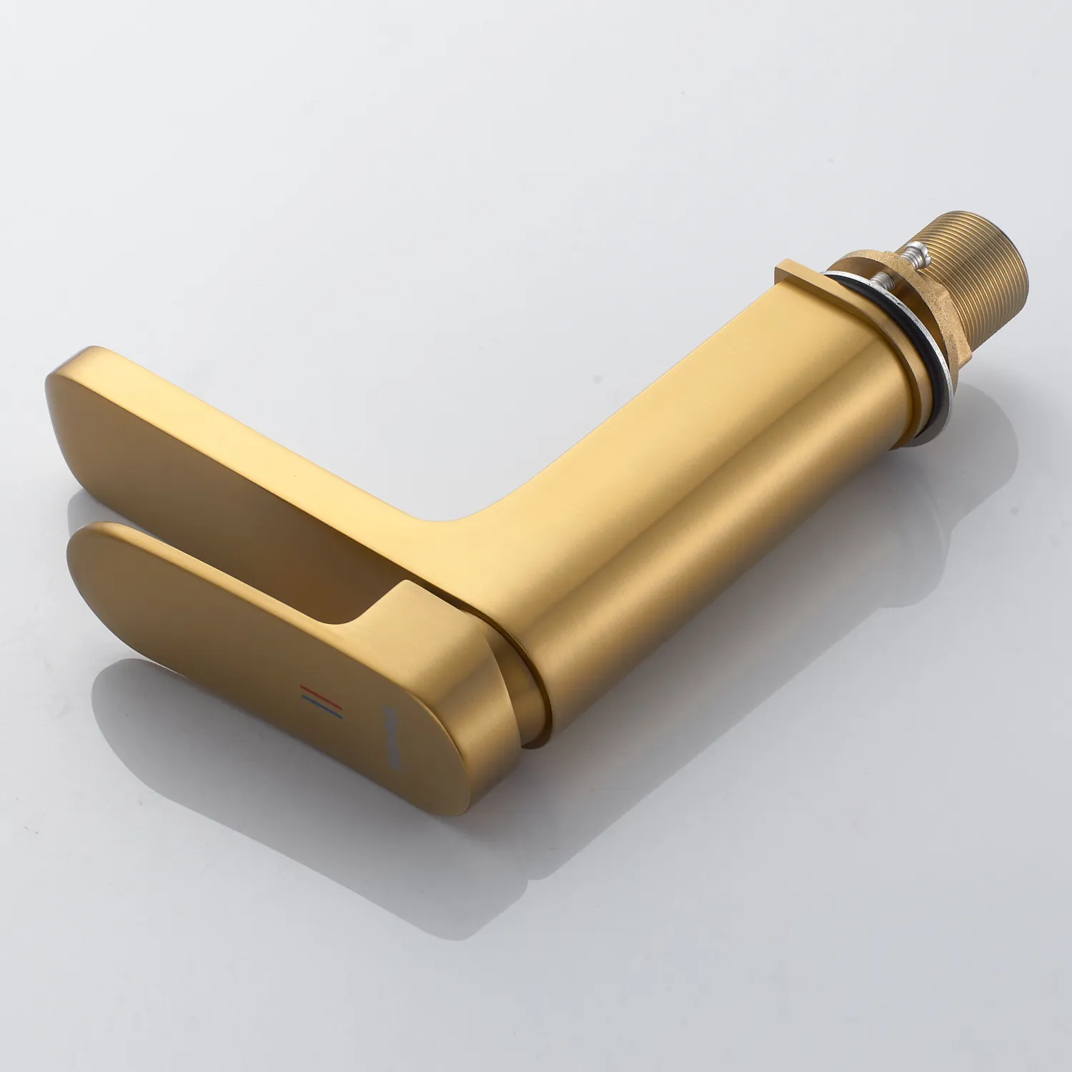 Смеситель для раковины Shevanik S4501G, золотой сатин