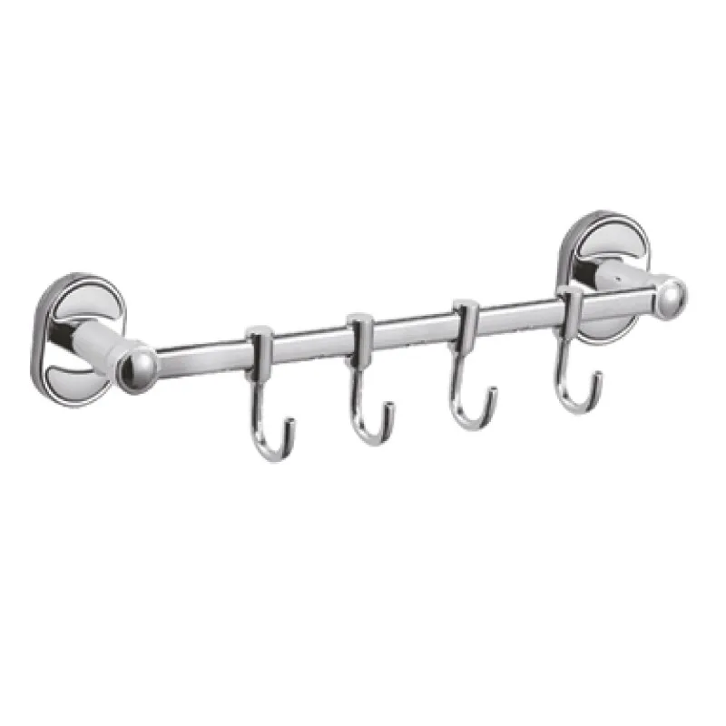 Планка с крючками для полотенец D-Lin D288700-4, хром