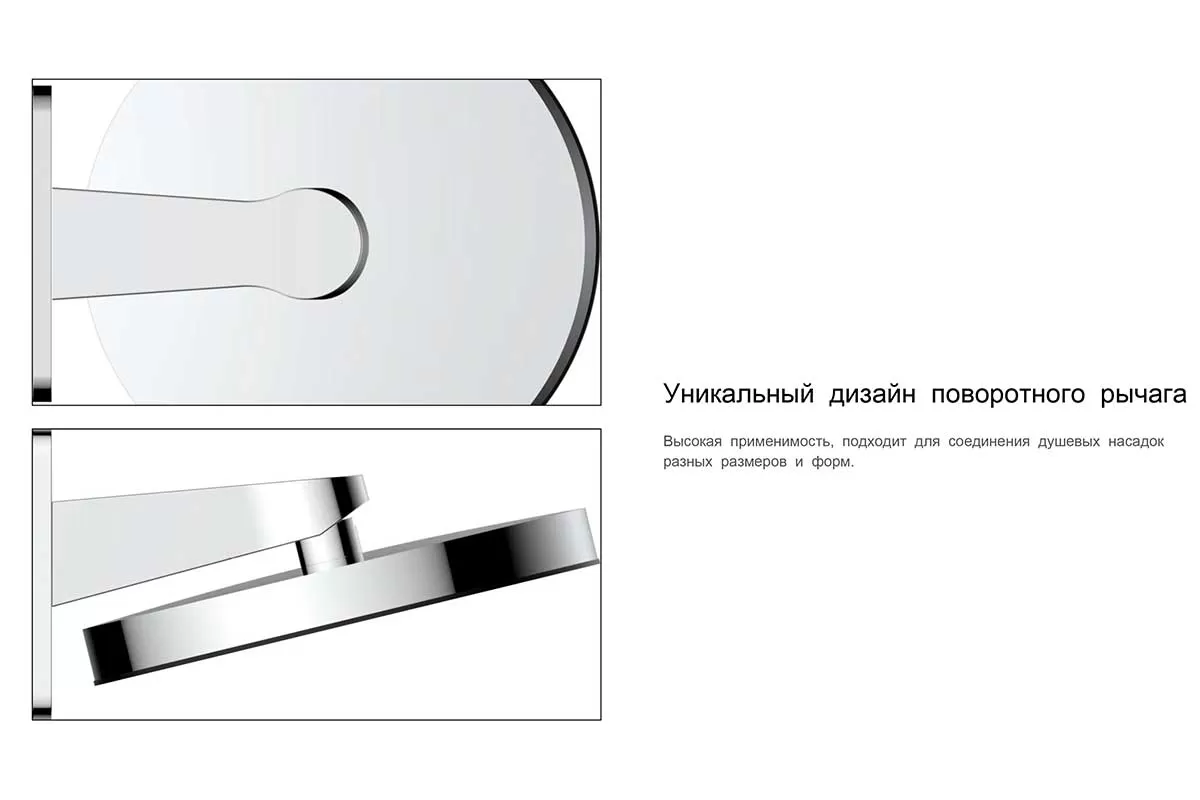 Душевой комплект Vincea Inspire VSFW-3I22MT3GM встраиваемый, термостат, двухрежимный, вороненая сталь