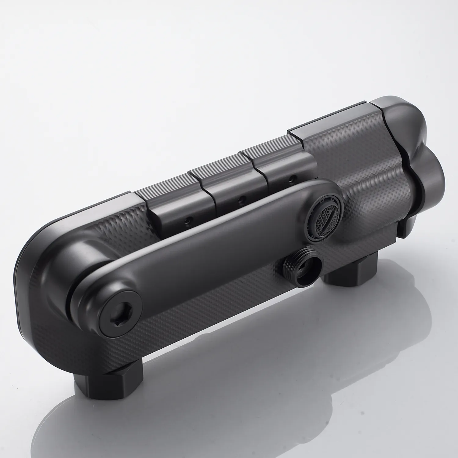 Душевая система Shevanik S4726T, оружейная сталь