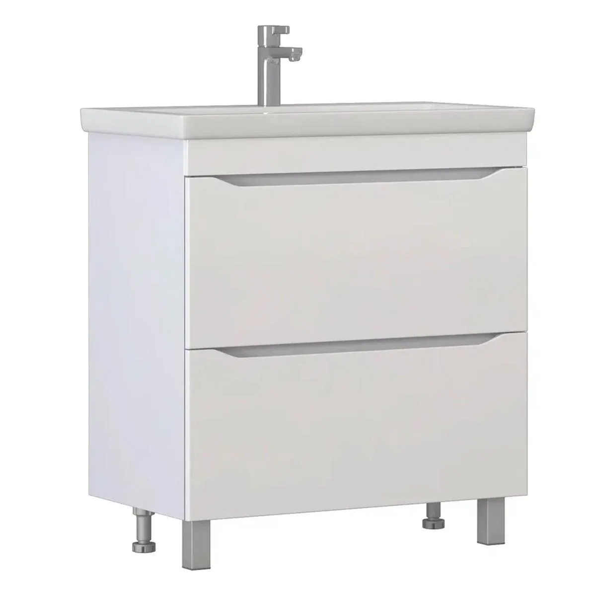 Тумба с раковиной напольная VIGO Grani 203, 80 см