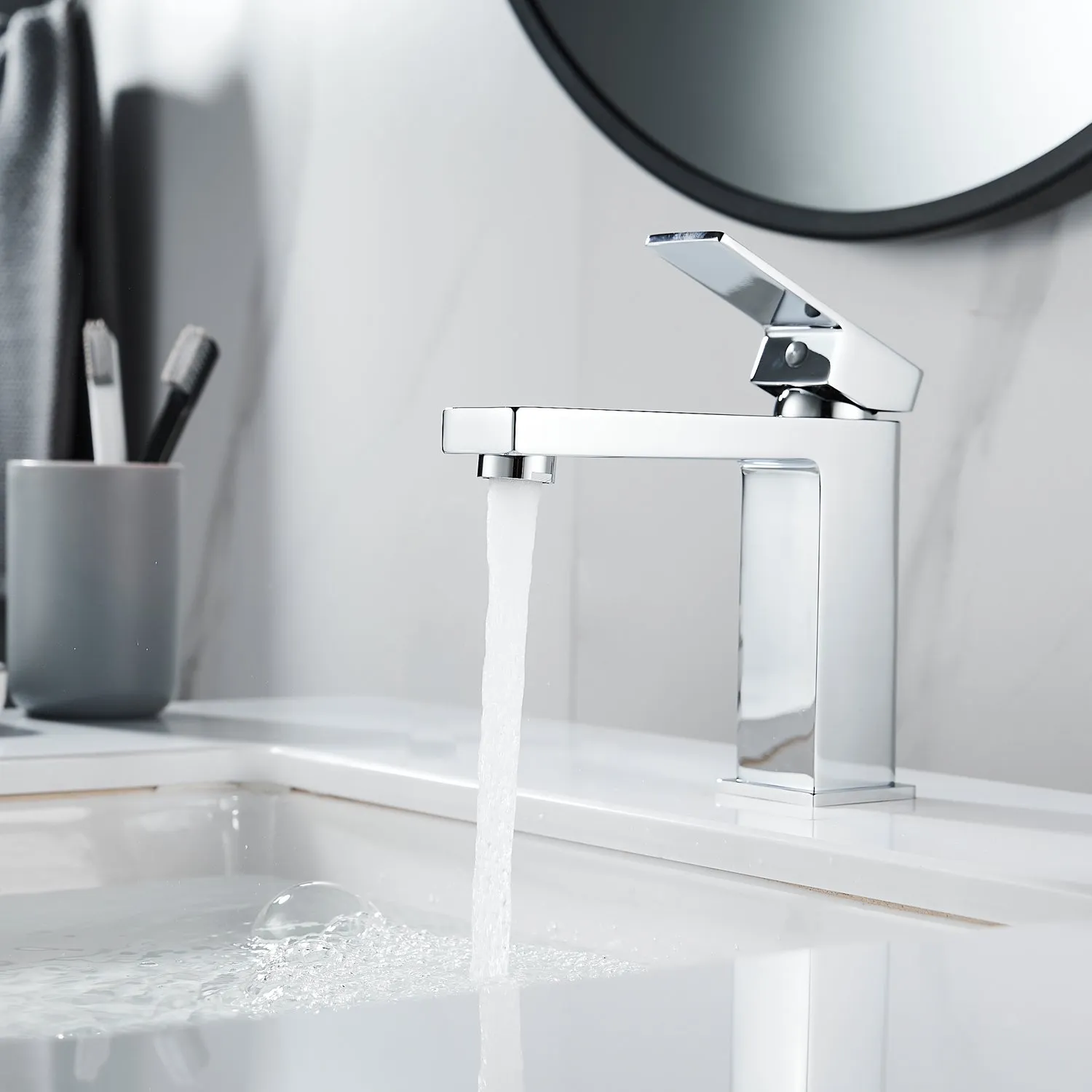 Смеситель для раковины Shevanik S9601, хром