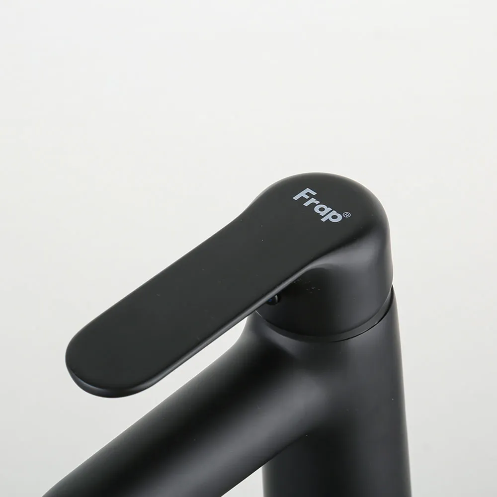 Смеситель для раковины Frap F1017-6, черный