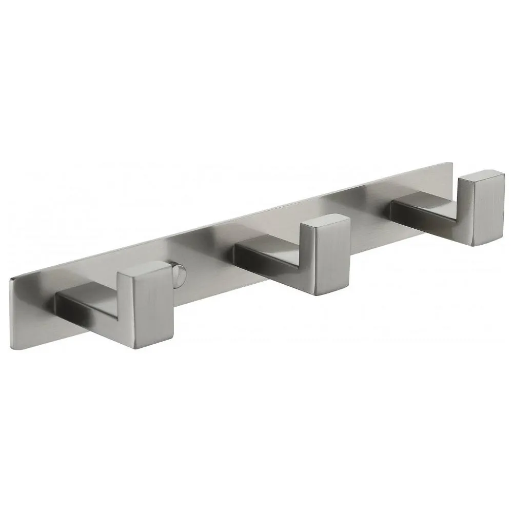 Планка с 3 крючками Grocenberg AC0013NK, никель