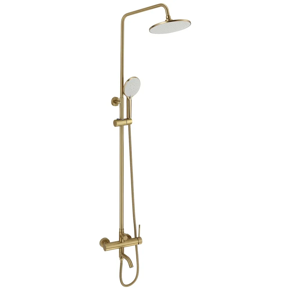 Душевая система VODA Vessel Gold VST250VSLGold/VST250VSLG, золото