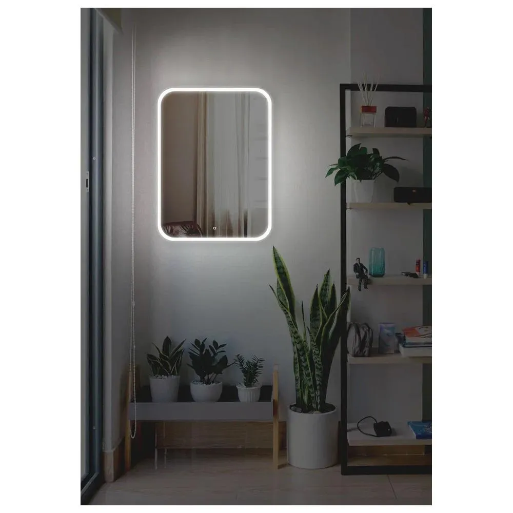 Зеркало Silver Mirrors Стив 685х915 вертикальный (сенсорный выключатель)