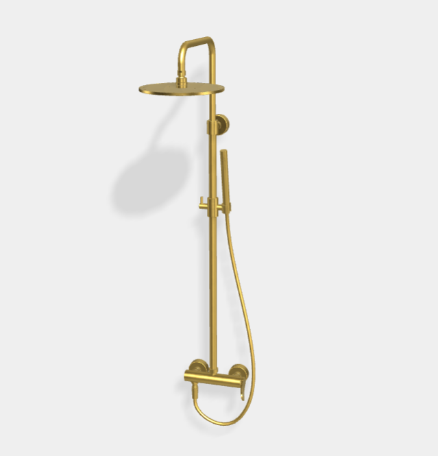 Душевая стойка Fima Carlo Frattini Shower column, брашированное золото (F3805/2OS)