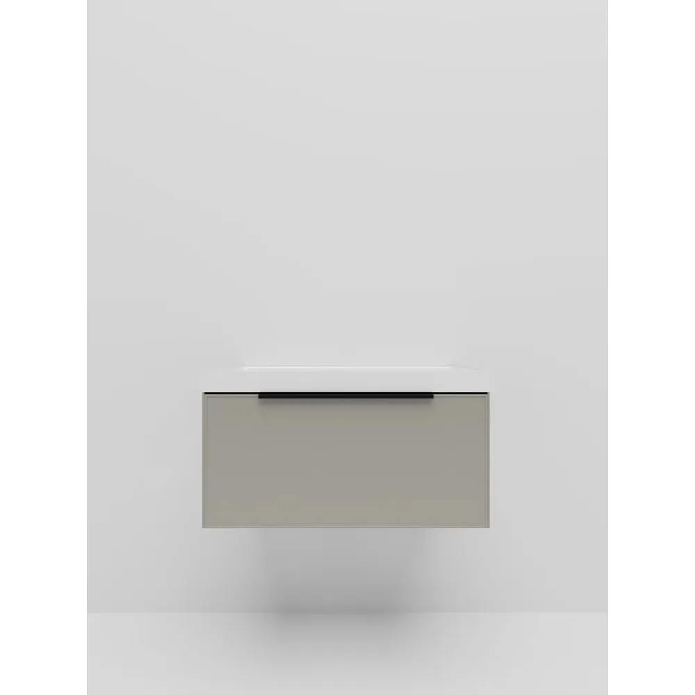 Тумба под раковину подвесная La Fenice SIMPLA FNC-01-SIM-C-80, бежевая