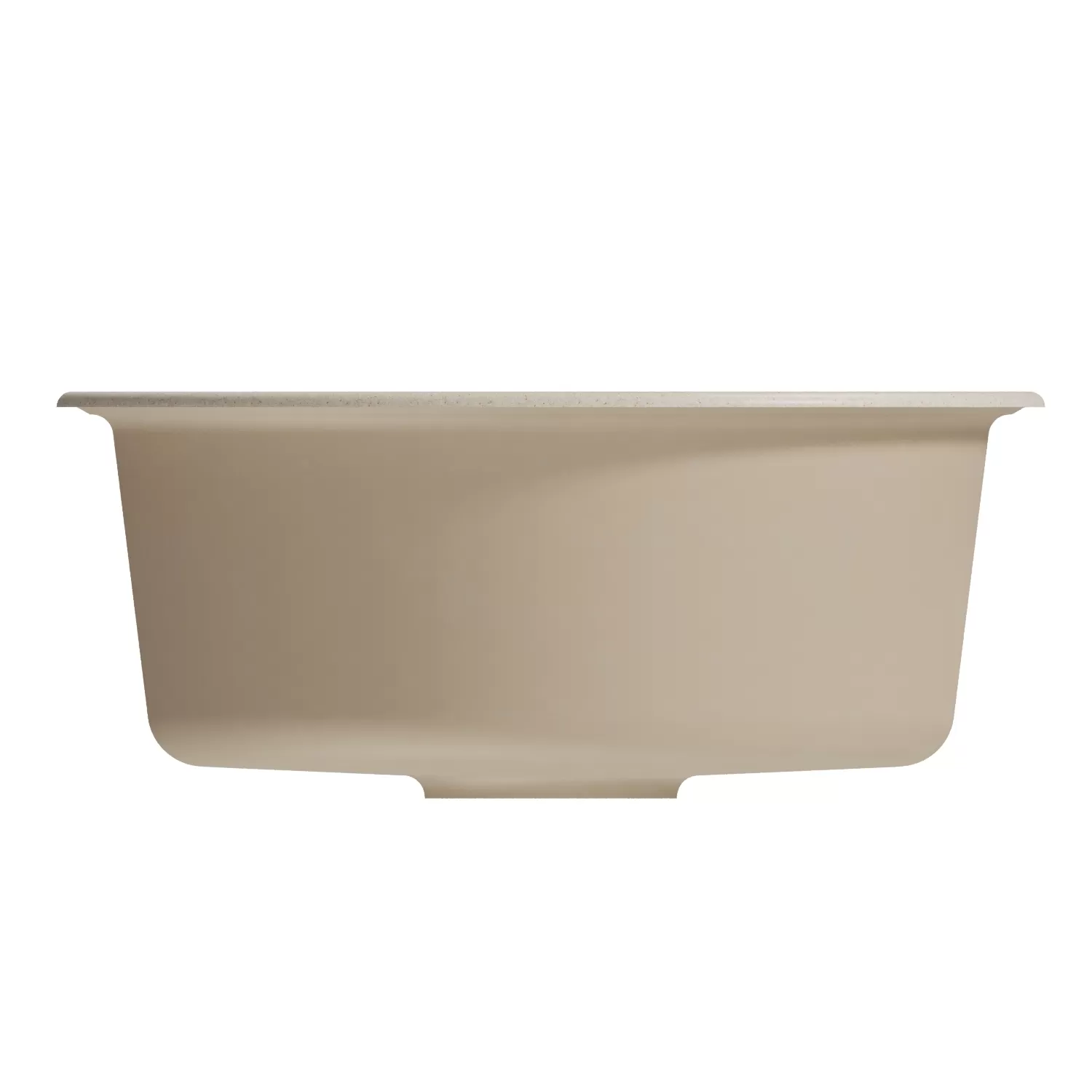 Мойкa MIXLINE ML-GM09 круглая, бежевая  510 мм глуб. чаши 190 (551800)