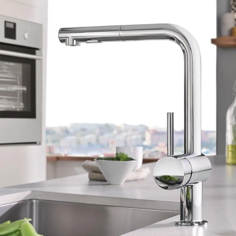 Смеситель для кухни GROHE Minta выдвижной излив, хром (арт. 30274000)