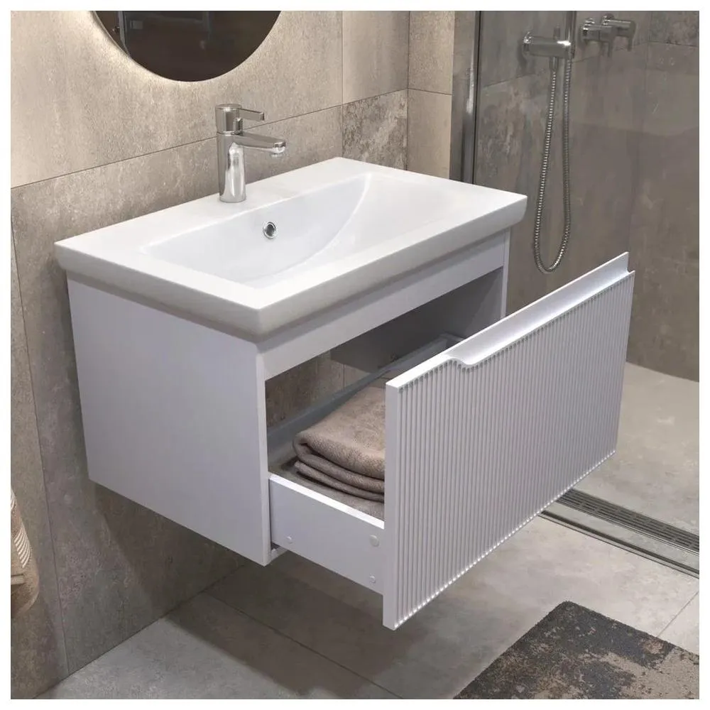 Тумба под раковину подвесная VIGO Neo 340, 70 см