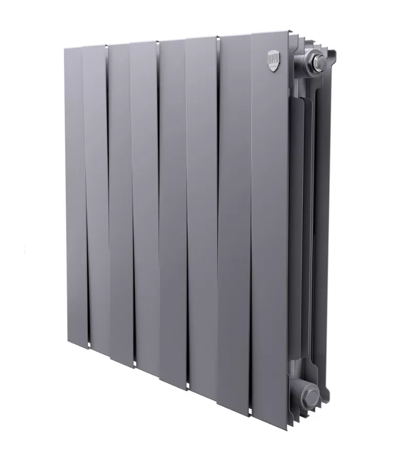 Радиатор биметаллический Royal Thermo PianoForte Satin Silver 500 8 секций