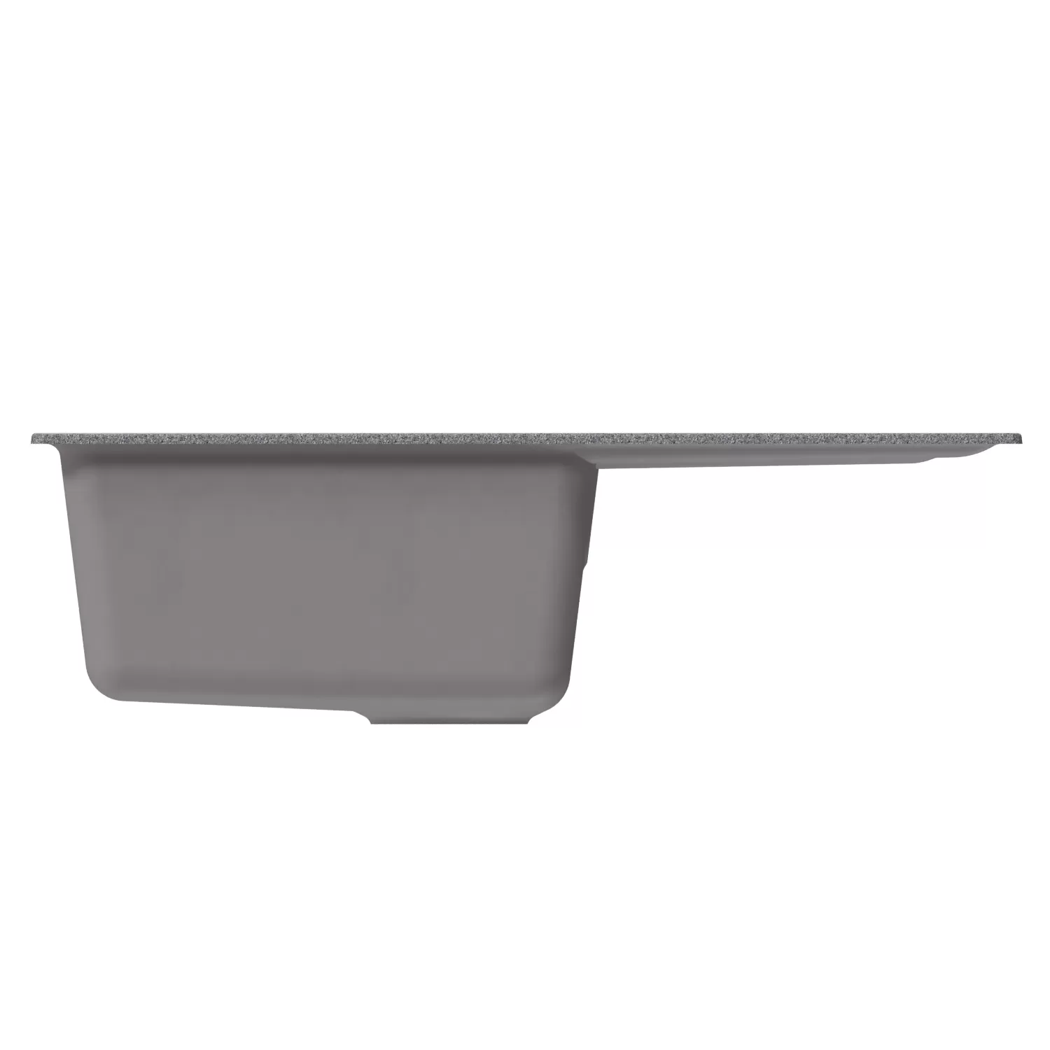 Мойка MIXLINE ML-GM19 с крылом  темно-серая (309) 750*500*200мм NEW (551983)