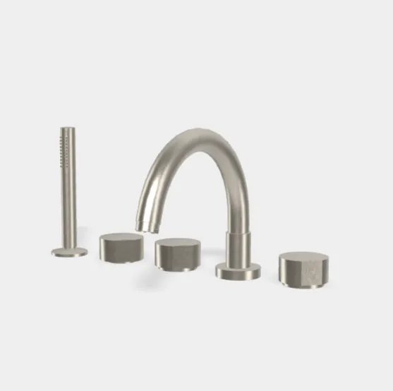 Смеситель для ванны и душа Fima Carlo Frattini So, брашированный никель (F3174SN)