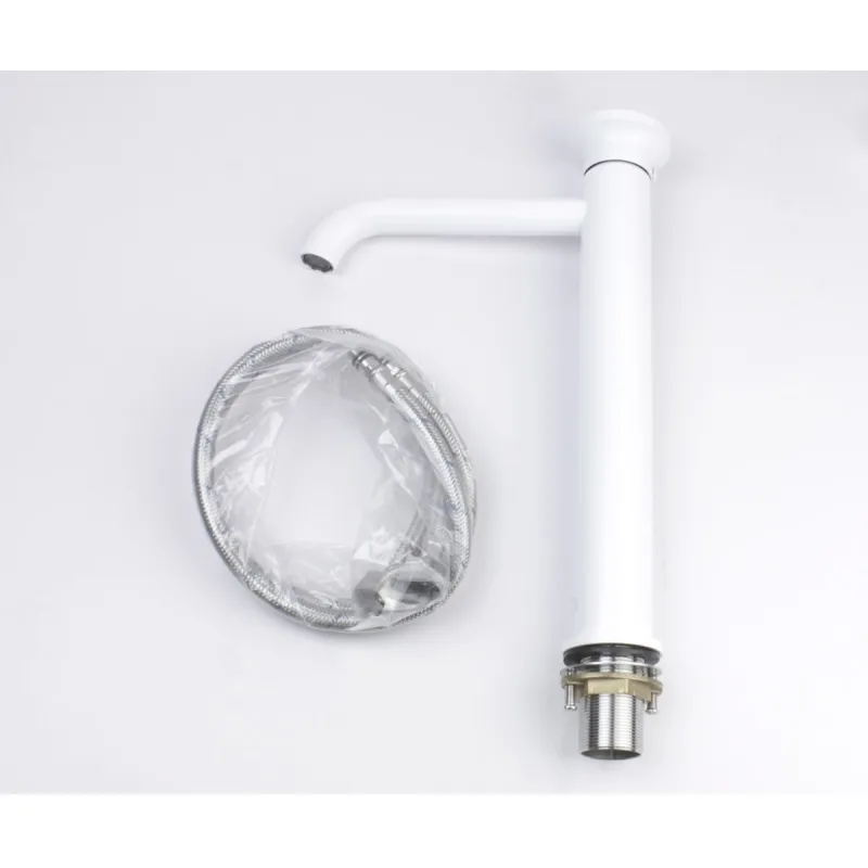 Смеситель для раковины Bronze de Luxe 9008W-Y, белый/желтый