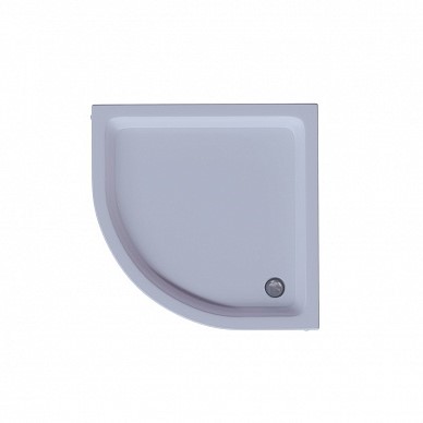 Поддон акриловый AQUATEK, 1/4 круга, с ножками и съемной панелью. БЕЗ СИФОНА. 100*100*15