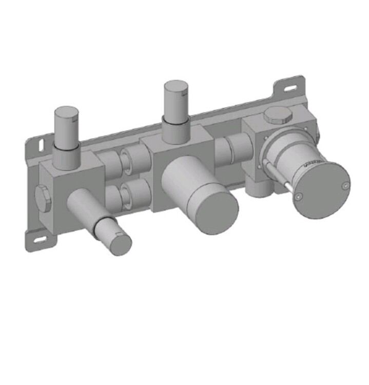 Внутренняя часть Fantini AC/Eclipse, назначение-смеситель для душа термостатический, не окрашен (40 00 D973A)